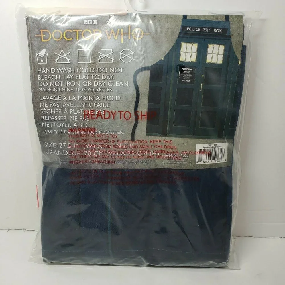 Doctor Who I Am TARDIS Apron BBC